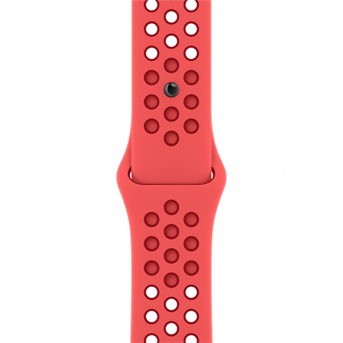 Apple Watch 45mm Bright Crimson/Gym Red Nike Sport Band
