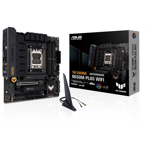 ASUS TUF GAMING B650M-PLUS WIFI, AM5, 4xDDR5, mATX
