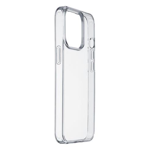 CellularLine Clear Duo zadný kryt s ochranným ramčekom pre iPhone 14 Pro transparentný