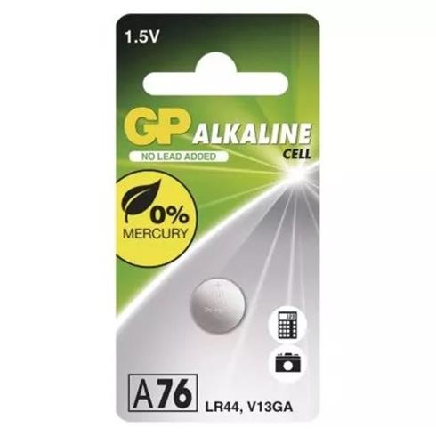 EMOS GP alkalická gombíková batéria A76F (LR44) 1BL
