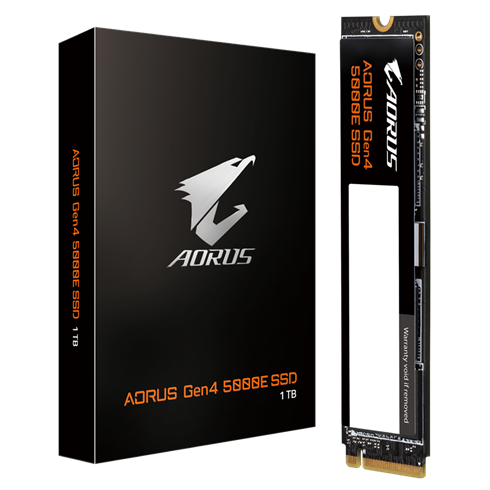 Gigabyte AORUS 5000E SSD 1TB M.2 NVMe Gen4 5000/4600 MBps