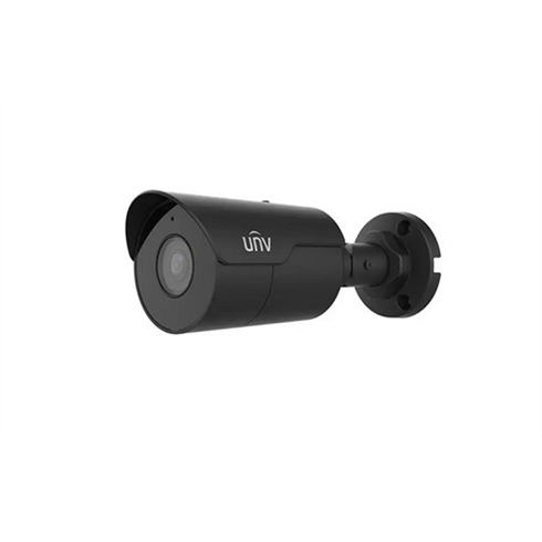 UNIVIEW IP kamera 3840x2160 (8 Mpix), až 30 sn/s, H.265, obj. 2,8 mm (98,7°), PoE, Mic, IR 50m, WDR 120dB, - čierna