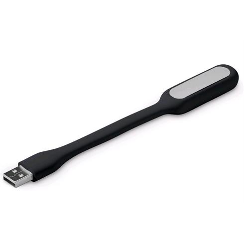 USB lampička k notebooku C-TECH UNL-04, flexibilná, čierna
